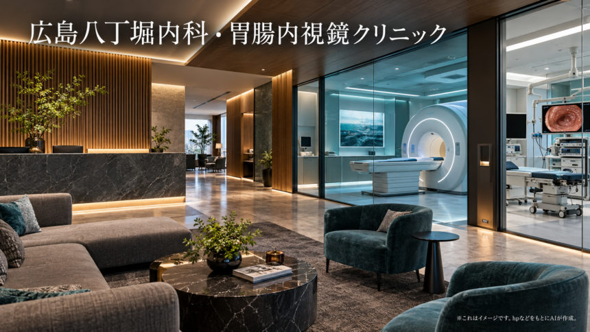 広島八丁堀内科・胃腸内視鏡クリニックのファーストビューイメージ