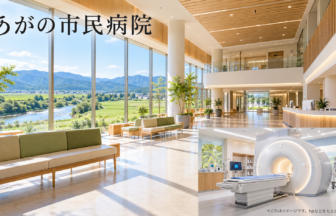 あがの市民病院のファーストビューイメージ