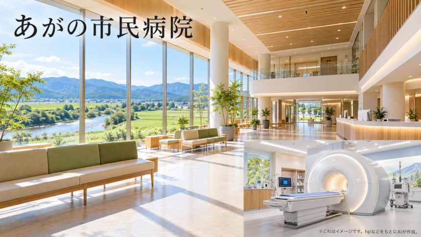 あがの市民病院のファーストビューイメージ
