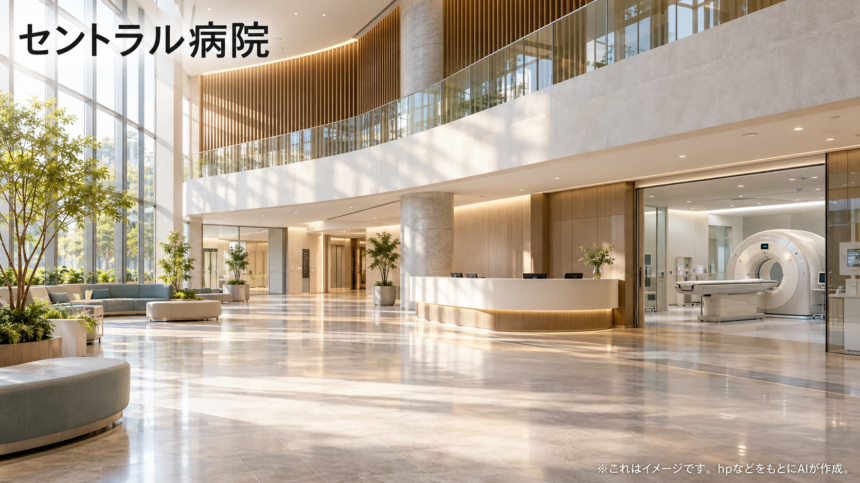 セントラル病院のファーストビューイメージ