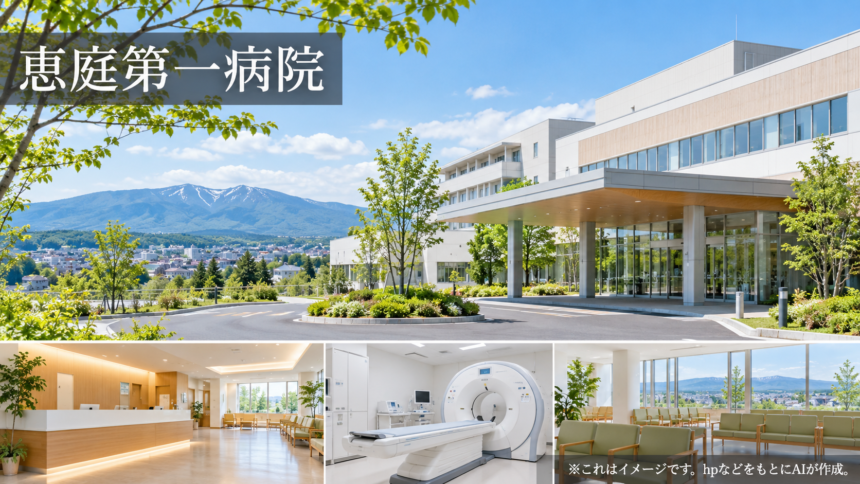 恵庭第一病院のファーストビューイメージ