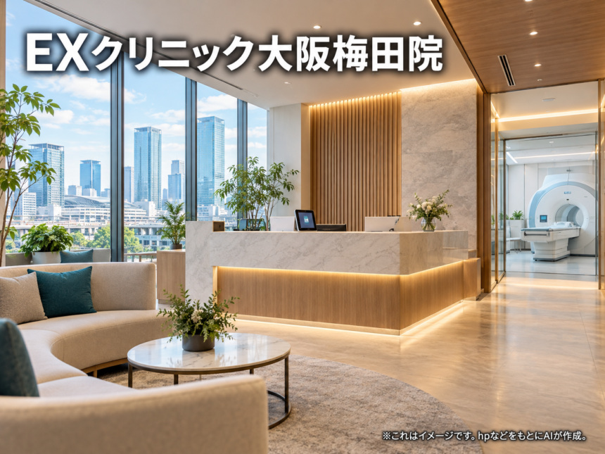 EXクリニック大阪梅田院のファーストビューイメージ