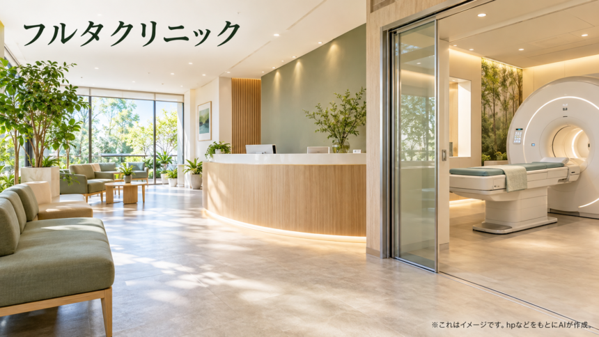 フルタクリニックのファーストビューイメージ