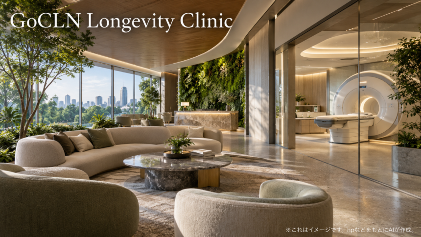 GoCLN Longevity Clinicのファーストビューイメージ