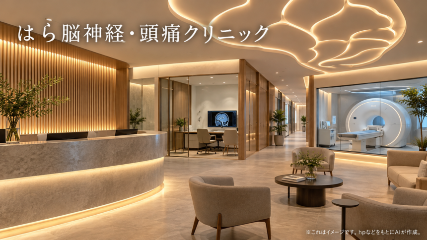 はら脳神経・頭痛クリニックのファーストビューイメージ