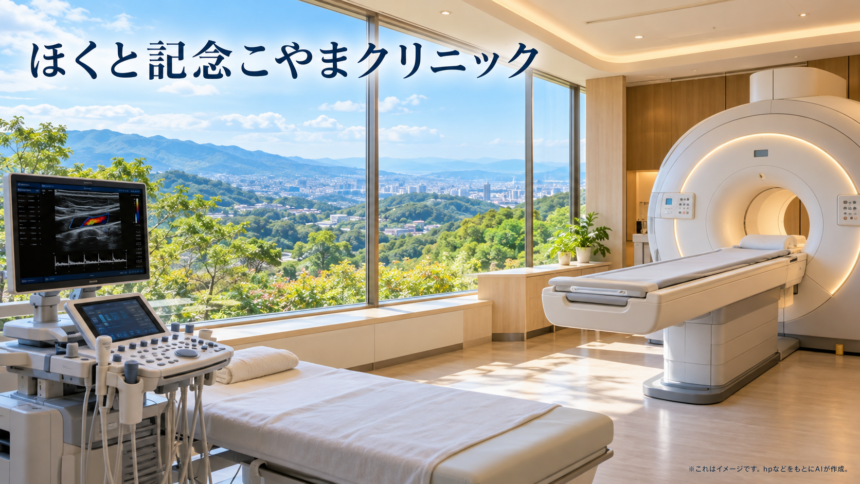 ほくと記念こやまクリニックのファーストビューイメージ