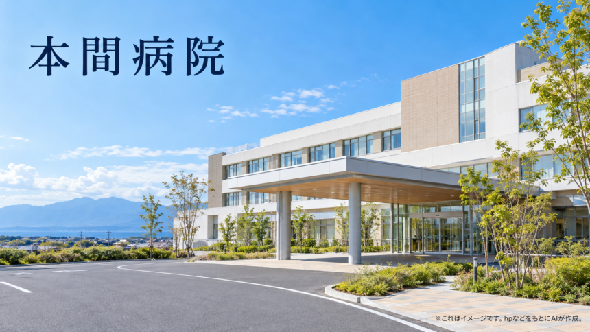 本間病院のファーストビューイメージ