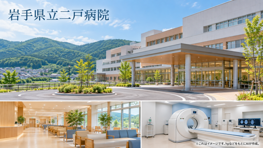 岩手県立二戸病院のファーストビューイメージ