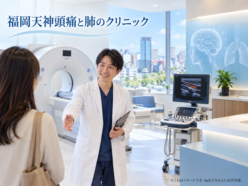 福岡天神頭痛と肺のクリニックのファーストビューイメージ