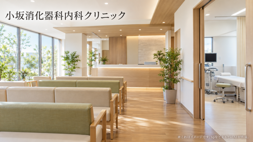 小坂消化器科内科クリニックのファーストビューイメージ
