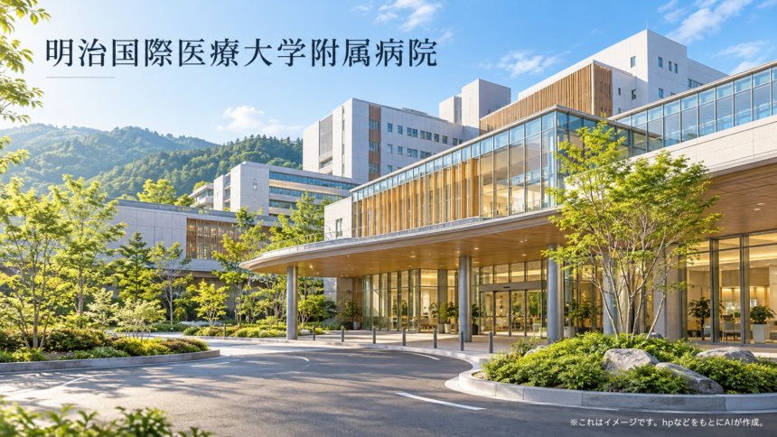 明治国際医療大学附属病院のファーストビューイメージ