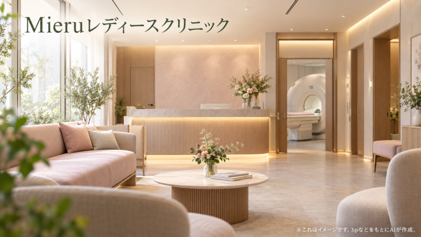 Mieruレディースクリニックのファーストビューイメージ
