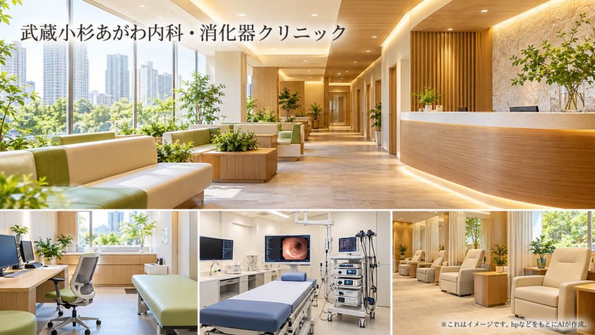 武蔵小杉あがわ内科・消化器クリニックのファーストビューイメージ