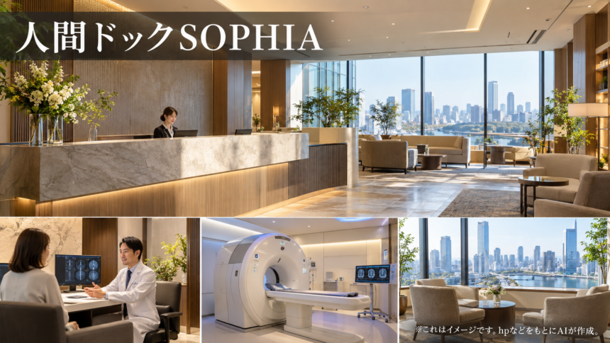 人間ドックSOPHIAのファーストビューイメージ