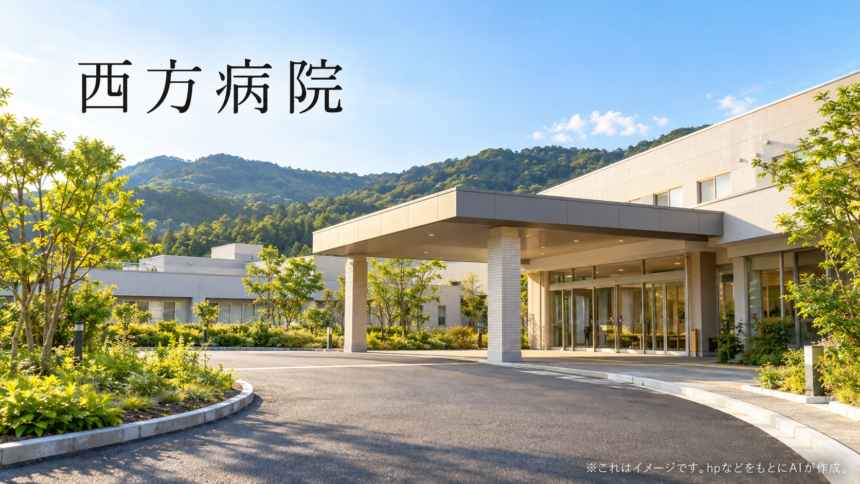 西方病院のファーストビューイメージ