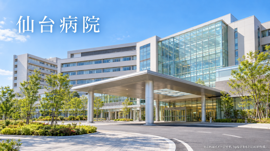 仙台病院のファーストビューイメージ