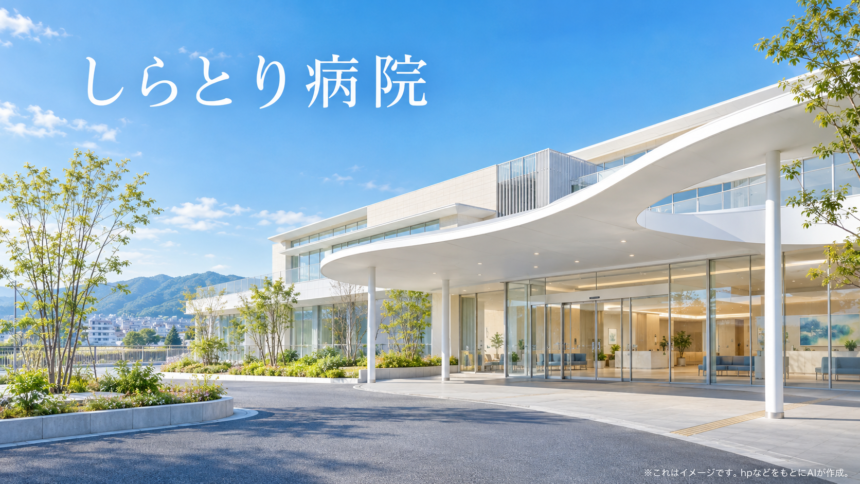 しらとり病院のファーストビューイメージ