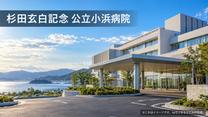 杉田玄白記念 公立小浜病院のファーストビューイメージ