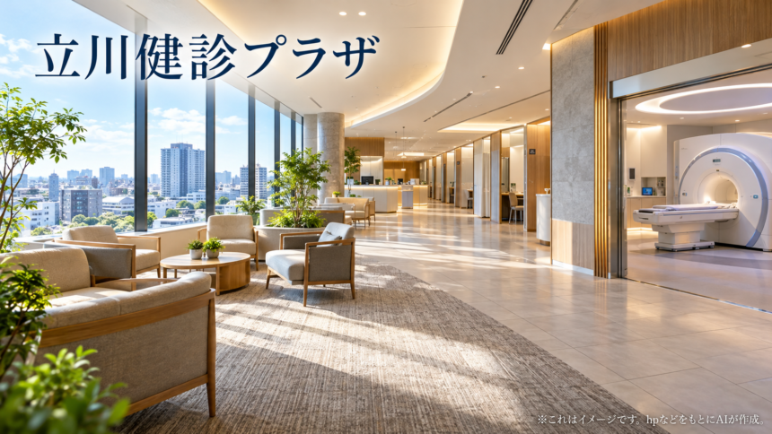 立川健診プラザのファーストビューイメージ