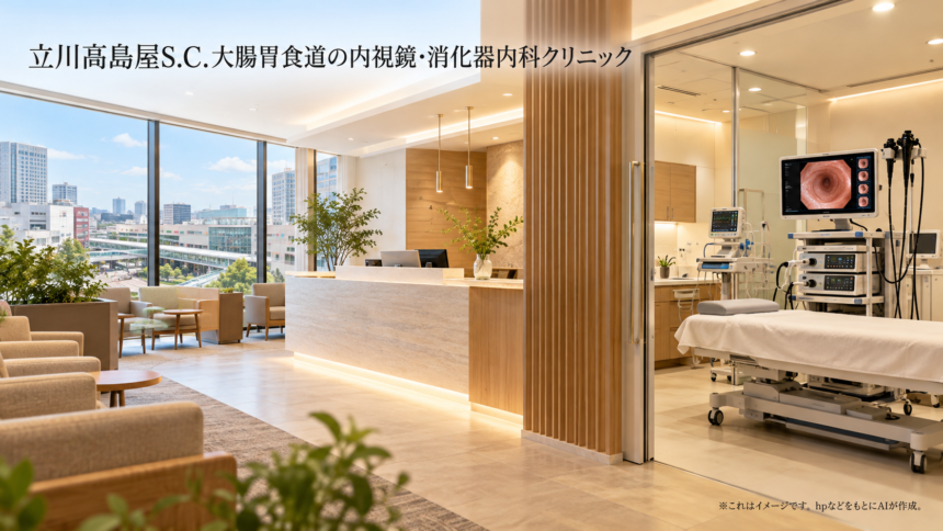 立川髙島屋S.C.大腸胃食道の内視鏡・消化器内科クリニックのファーストビューイメージ