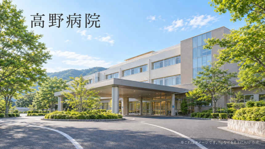 高野病院のファーストビューイメージ