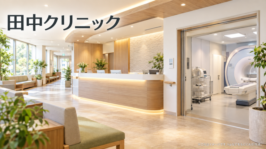 田中クリニックのファーストビューイメージ