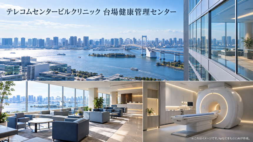 テレコムセンタービルクリニック 台場健康管理センターのファーストビューイメージ