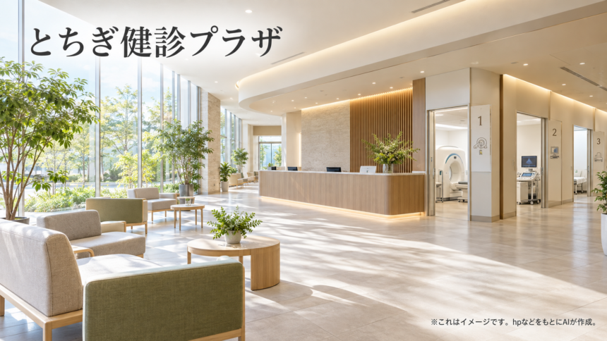 とちぎ健診プラザのファーストビューイメージ