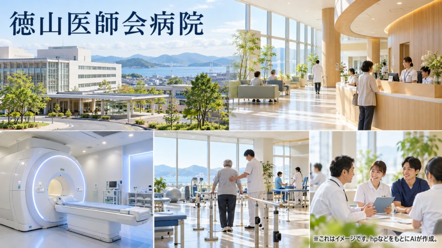 徳山医師会病院のファーストビューイメージ