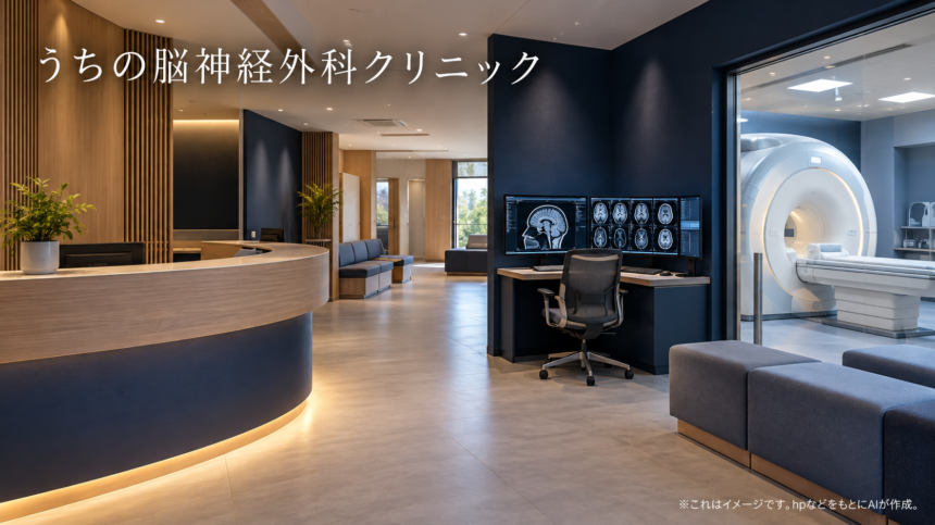 うちの脳神経外科クリニックのファーストビューイメージ