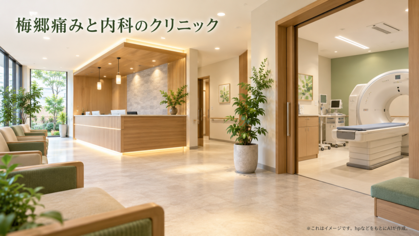 梅郷痛みと内科のクリニックのファーストビューイメージ