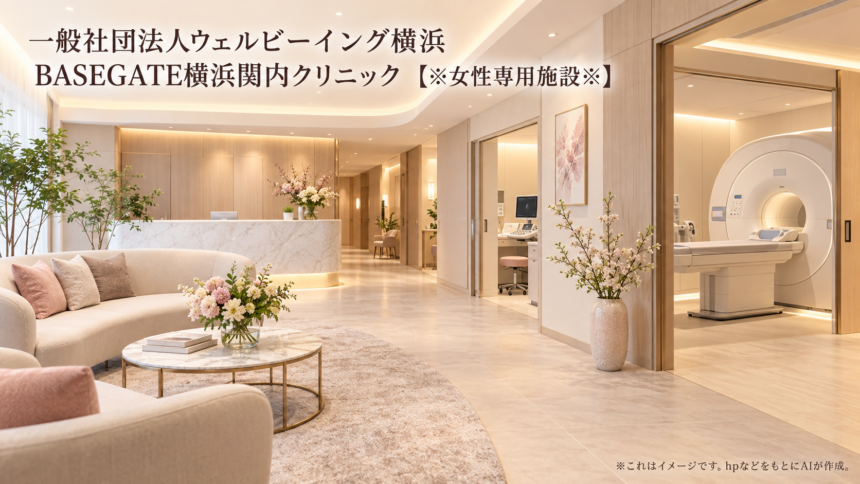 一般社団法人ウェルビーイング横浜　BASEGATE横浜関内クリニック　【※女性専用施設※】のファーストビューイメージ