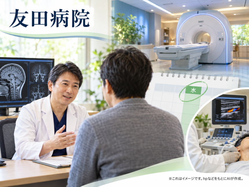友田病院のファーストビューイメージ