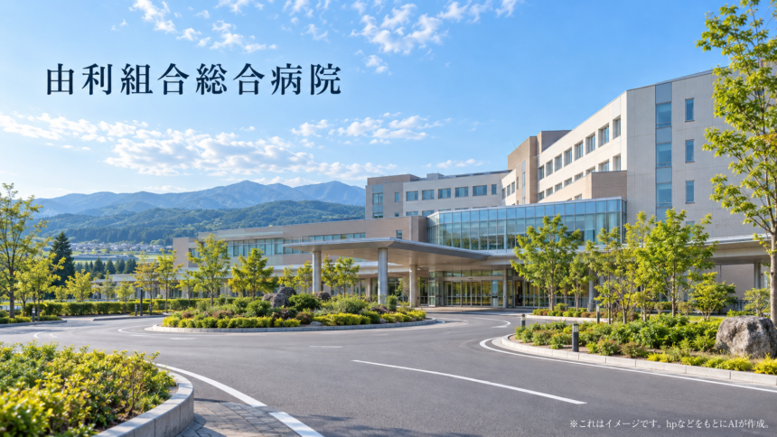 由利組合総合病院のファーストビューイメージ